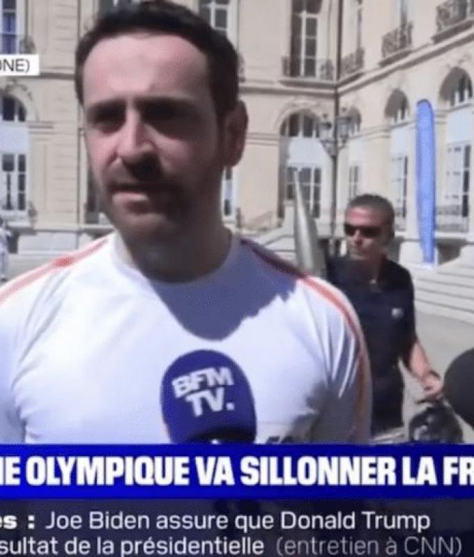 Camille Combal a Marsiglia per le Olimpiadi del 2024: la sua intervista in diretta su BFMTV si trasforma in un fiasco