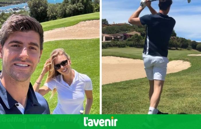 Mentre i Devils si preparano per Euro 2024, Thibaut Courtois… gioca a golf con sua moglie