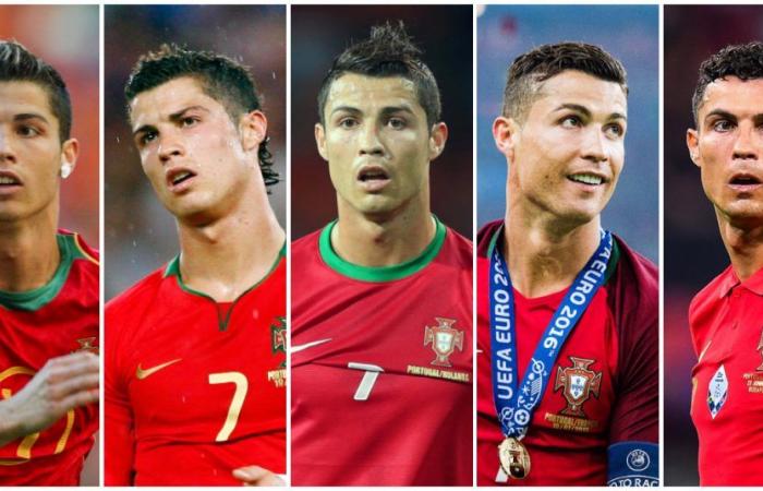 L’evoluzione fisica di Cristiano Ronaldo dal suo primo Europeo