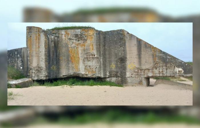 stelle di David taggate sui fortini di Saint-Martin-de-Varreville, è stata presentata una denuncia