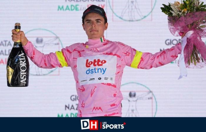La maglia rosa Jarno Widar si conferma protagonista del Giro d’Italia per le aspiranti: “Avevo fiducia per la vittoria di tappa”