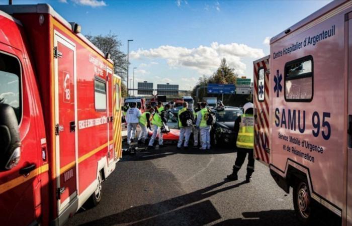 Val-d’Oise: un settantenne ricoverato in condizioni critiche dopo un incidente sulla A15
