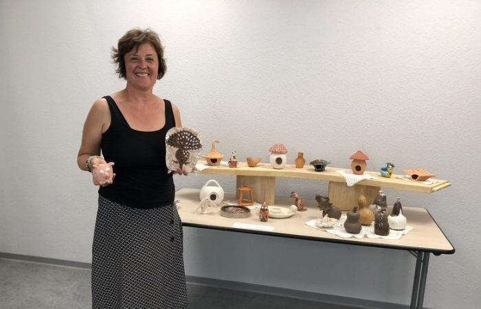 Sophie Caizergues espone e condivide la sua passione per la ceramica a Saint-Affrique