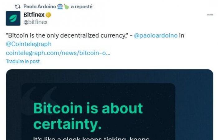 Bitcoin: l’unica moneta veramente decentralizzata dopo Tether (USDT)