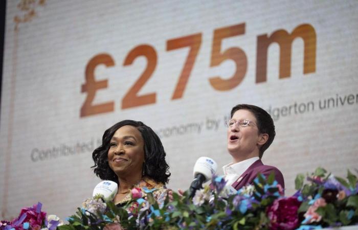 “Tv-reeks ‘Bridgerton’ brengt economia britannica 275 milioni di stagno op”