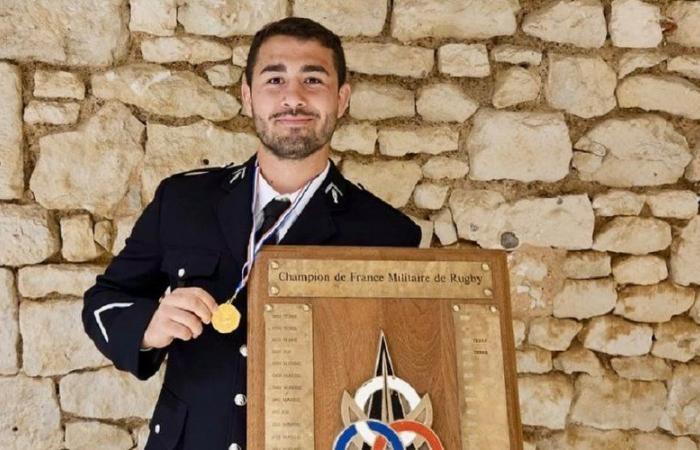 RITRATTO. “Questo rappresenta molto…” Questo gendarme del Lot-et-Garonne è stato incoronato campione militare francese di rugby