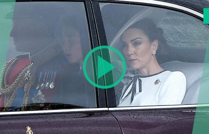 La principessa Kate in carrozza per la sua prima apparizione pubblica da quando ha annunciato il suo cancro