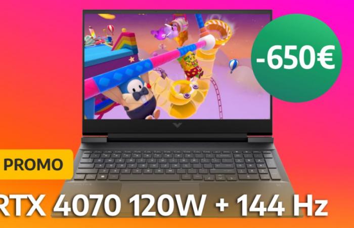 Con la sua RTX 4070, questo PC portatile da gaming è in vendita a 650€!