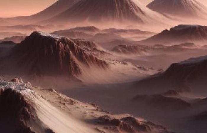 Scoperta una “impossibile” presenza di gelo sulle montagne di Marte!