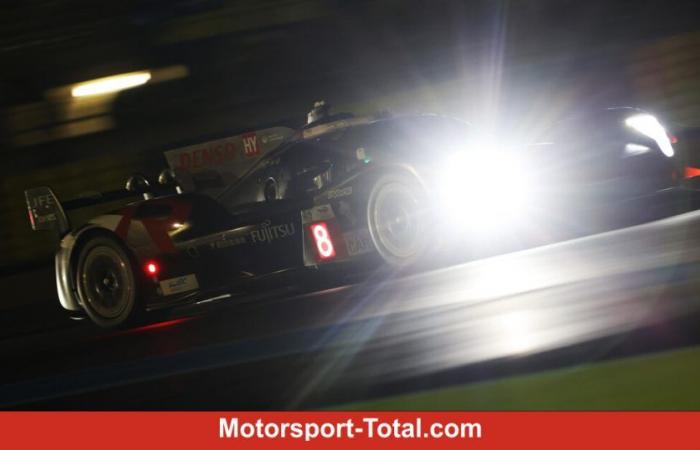 La Toyota va alla Ferrari-Strafe nella notte