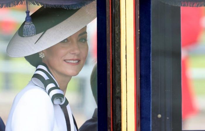 Kate Middleton fa la prima apparizione reale dopo la diagnosi di cancro al Trooping the Colour 2024