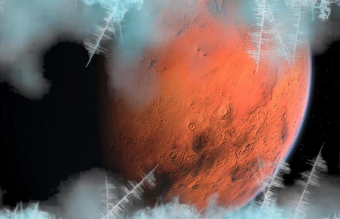 Gelata mattutina su Marte, una scoperta che potrebbe essere utile ai futuri astronauti