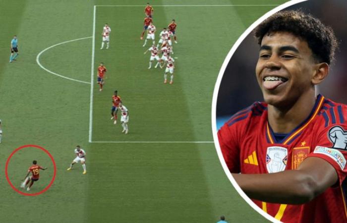 Il miglior talento della Spagna, Lamine Yamal, ha detto al 16° anniversario che il giocatore più giovane ha giocato nella partita EK… e ha ricevuto un assist: “Op een dag een van de besten”