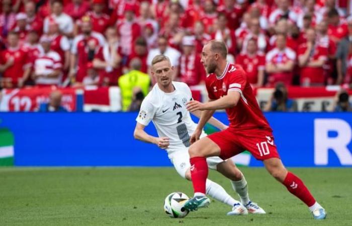 Nonostante un gol di Christian Eriksen, la Danimarca viene fermata dalla Slovenia per l’ingresso a Euro 2024
