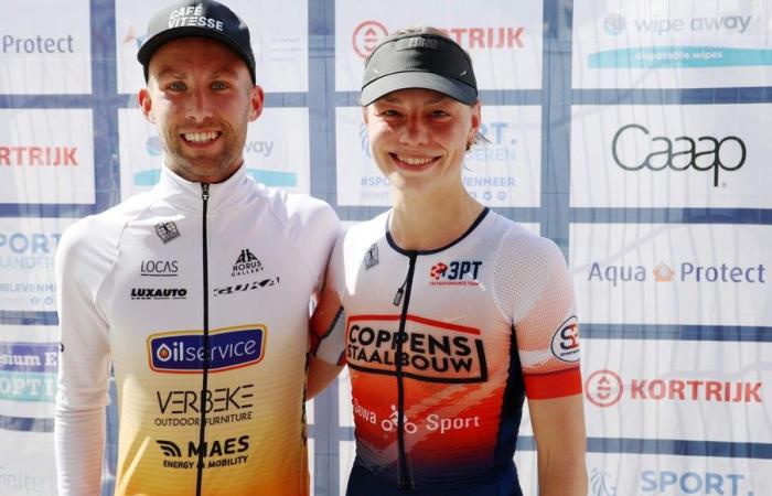 Dolblije Sven Vandenbroucke pakt tweede triatlonzege van het seizoen: “Ik wist dat ik op dit cours het verschil kon maken” (Brugge)