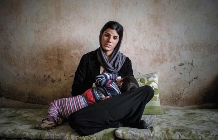 il trauma degli yazidi sopravvissuti fotografato da Michel Slomka