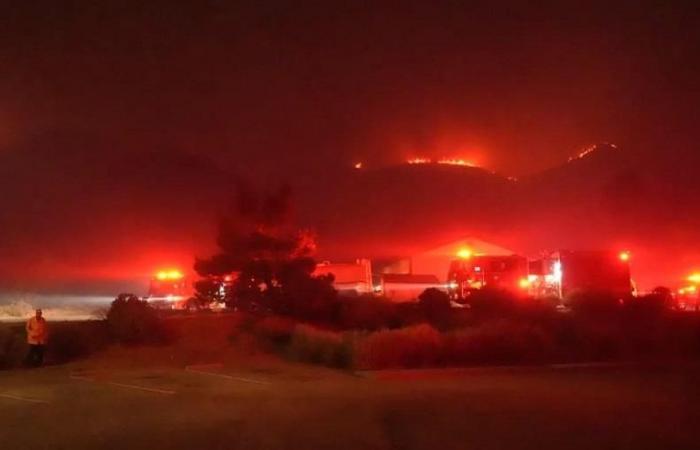 Incendio in California – USA: quasi 5.000 ettari devastati dal fuoco