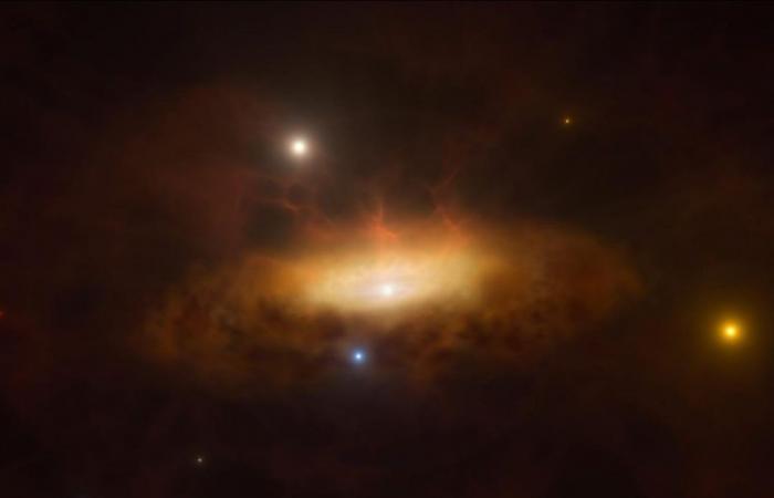 Ciò che fa questo buco nero non è mai stato osservato dal vivo dagli astronomi
