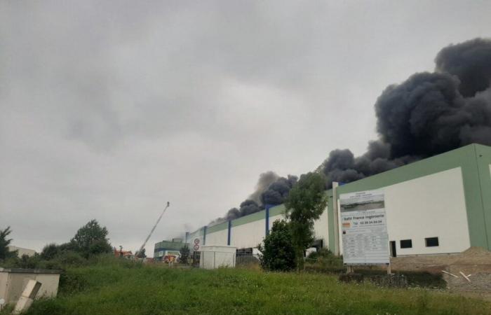 VIDEO. Mayenne: immagini impressionanti di un enorme incendio in un sito industriale vicino a Sablé-sur-Sarthe