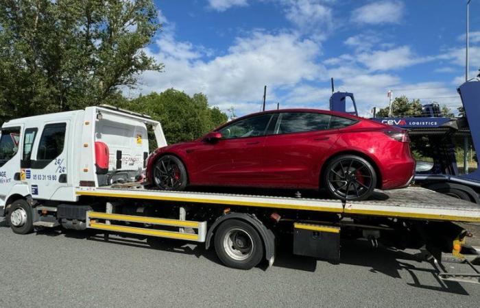 229 km/h in autostrada: l’automobilista viene catturato dalla polizia e la sua Tesla sequestrata