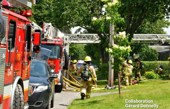 Un incendio è scoppiato in un’abitazione in avenue Laurin nel Quebec