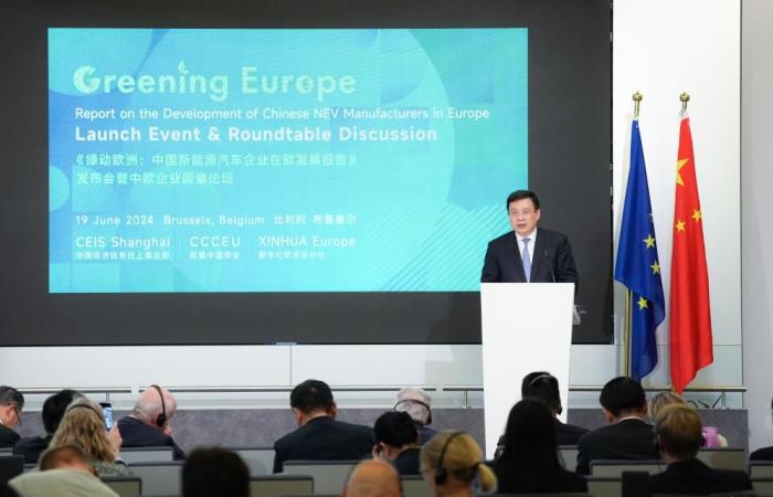 Presentato a Bruxelles il rapporto sui produttori cinesi di veicoli a nuova energia in Europa – Xinhua