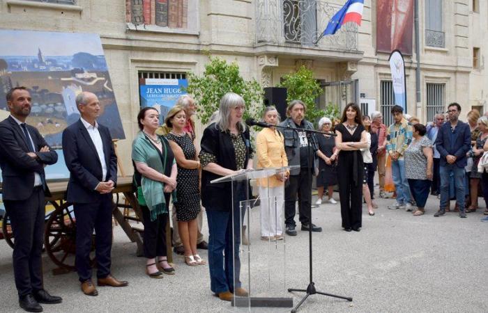Famiglia, funzionari e popolazione si sono riuniti per inaugurare la mostra su Jean Hugo al Museo Médard di Lunel
