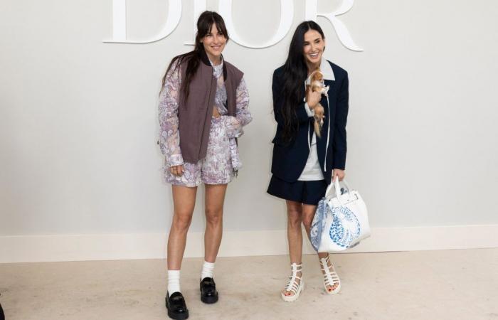 Demi Moore e sua figlia Scout Willis, Kate Moss, TXT… Le star si accalcano davanti a Dior
