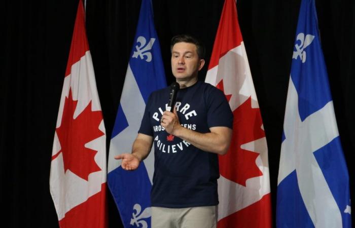 Pierre Poilievre corteggia Rivière-du-Loup | Radio-Canada