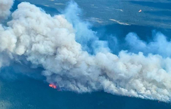 L’incendio vicino a Churchill Falls non ha ancora preso piede