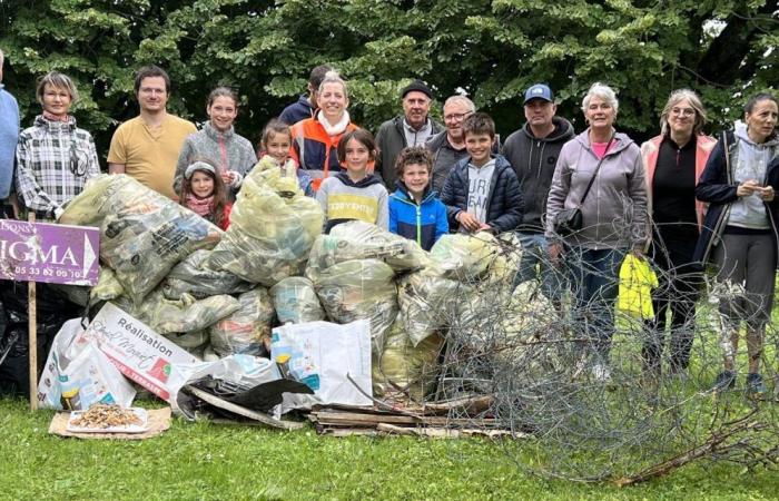 Grand Périgueux: i volontari hanno raccolto più di 80 chili di rifiuti