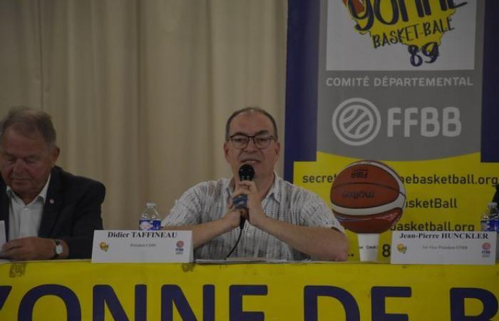 Didier Taffineau rieletto capo del comitato basket dell’Yonne