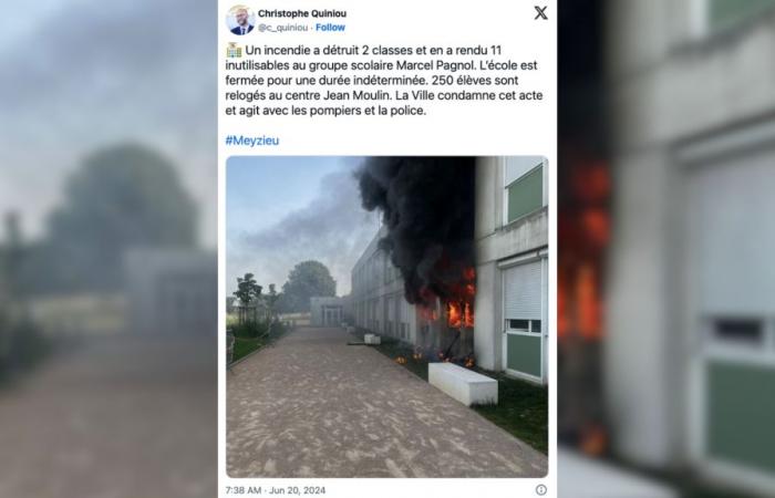 cosa sappiamo dell’incendio in una scuola elementare di Meyzieu