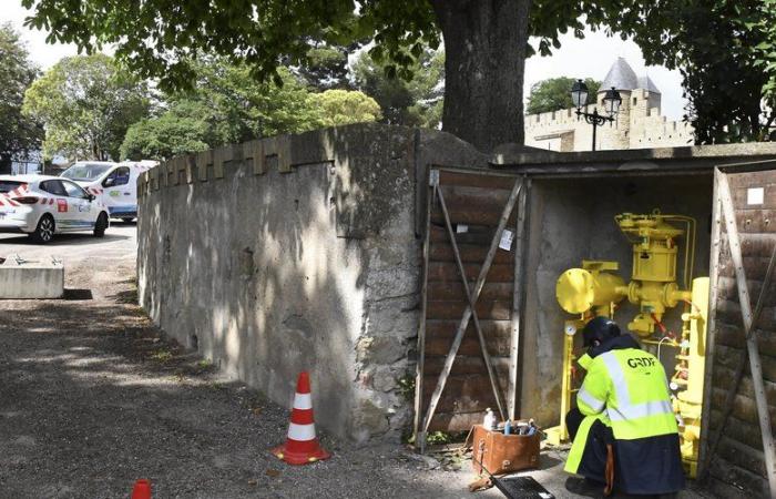 È “rinfrescante” nella città medievale di Carcassonne dopo un nuovo taglio alla fornitura di gas cittadino