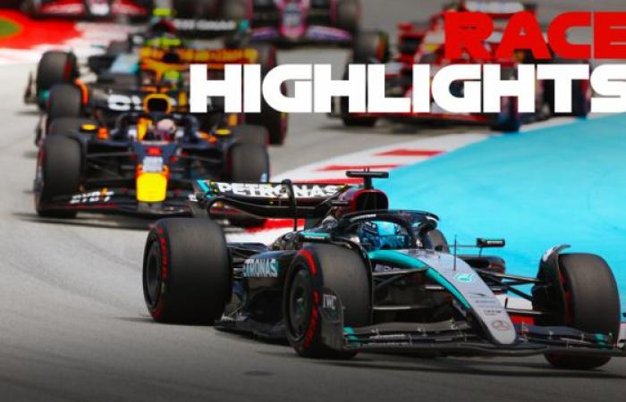 HIGHLIGHTS: Rivivi l’azione di un emozionante Gran Premio di Spagna mentre Verstappen batte Norris e Hamilton