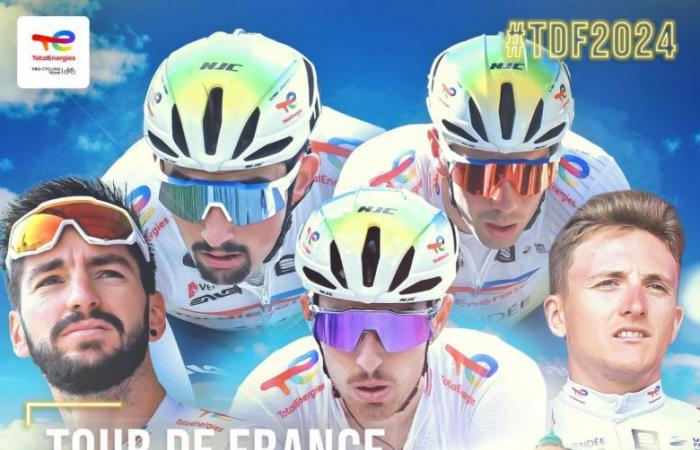 TDF. Tour de France – Burgaudeau, Turgis… TotalEnergies con i suoi avventurieri
