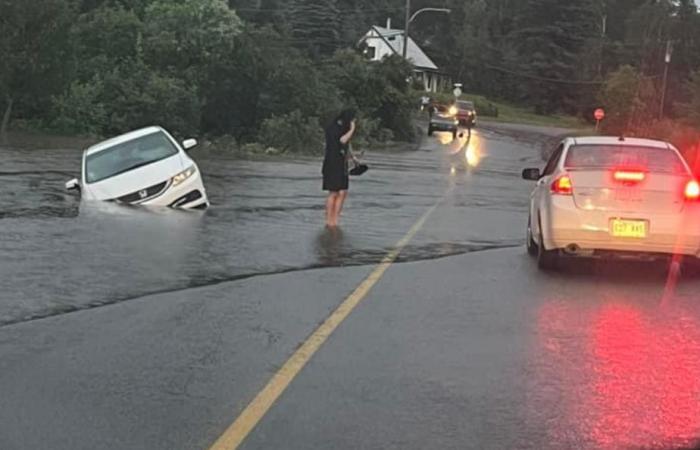 Piogge torrenziali a Lanaudière | Diverse residenze a Chertsey sono a rischio di inondazioni