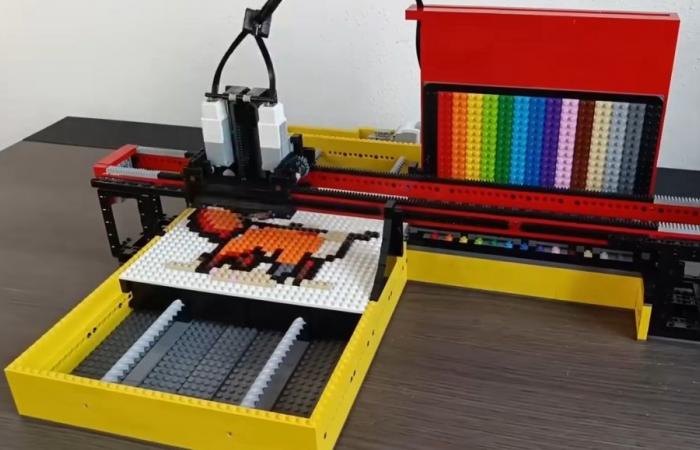 Quando l’intelligenza artificiale generativa e i Lego si incontrano in una stampante