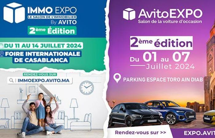 Avito Expo e Immo Expo di Avito a luglio – Oggi Marocco