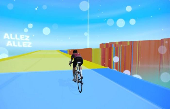 Portale Zwift Ride and Climb: bici da corsa e salite a casa