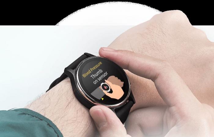 Il nuovo smartwatch ASUS VivoWatch 6 appare con una funzione di misurazione della pressione sanguigna