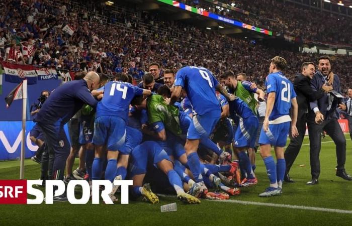 EURO: Italian dank 1:1 gegen Kroatien im Achtelfinal – Sport