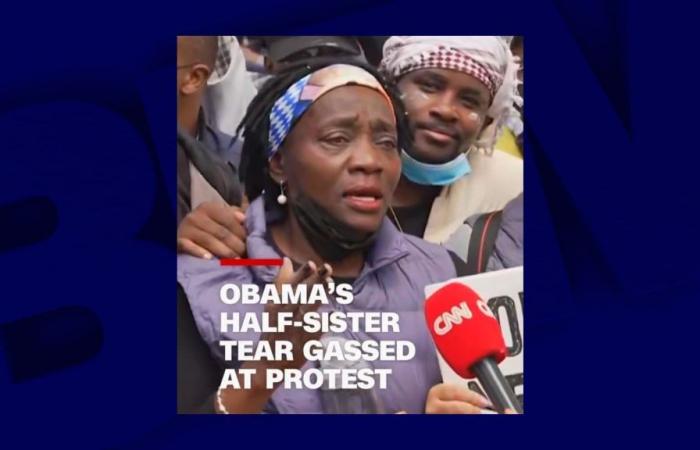 La sorellastra di Barack Obama riceve gas lacrimogeni nel bel mezzo di un’intervista