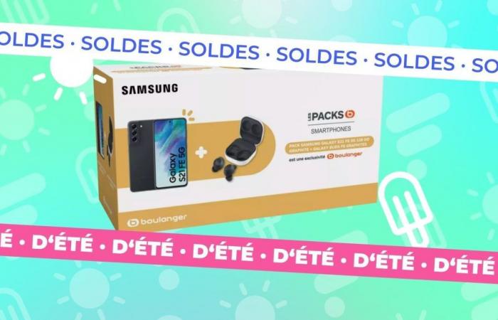 Boulanger svende il Samsung Galaxy S21 FE in pacchetto al -60% sui saldi