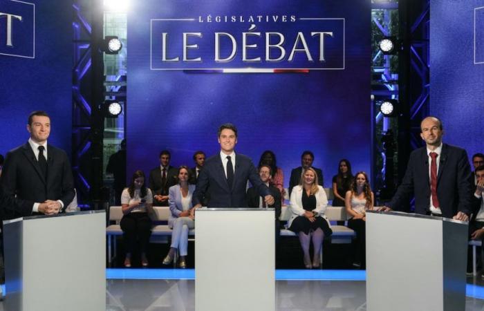 Francia: il candidato dell’estrema destra mostra la sua fiducia durante un dibattito a tre | Elezioni legislative francesi 2024