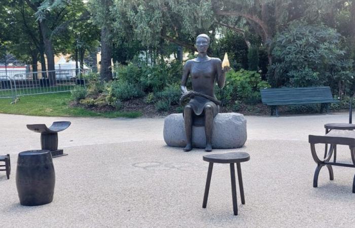 Parigi: contro l’“uomo bianco standard”, una scultura sveglia per le Olimpiadi
