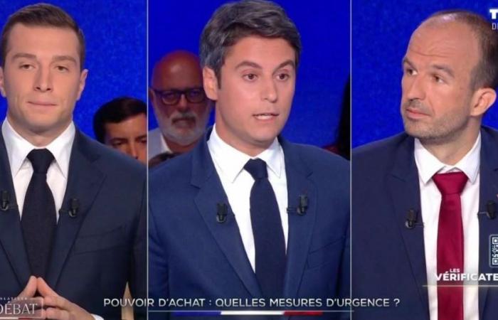 Pubblico: Quale punteggio per il dibattito evento tra Jordan Bardella, Gabriel Attal e Manuel Bompard su TF1?