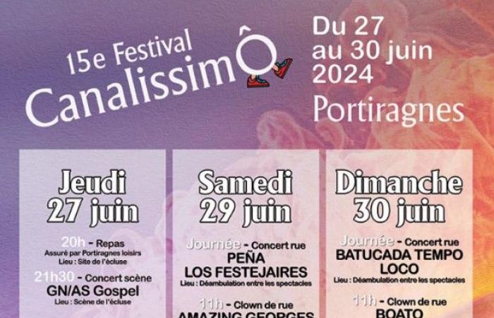 13 spettacoli gratuiti per la 15a edizione di CanalissimÔ