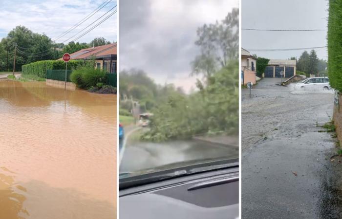 Allerta tempesta: un vero e proprio diluvio di pioggia e grandine in queste località vicino a Lione