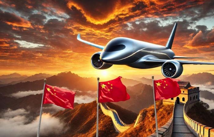La Cina è sul punto di scuotere l’egemonia del duo Airbus-Boeing con questo aereo elettrico e i suoi 2.900 km di autonomia per un lancio previsto nel 2027